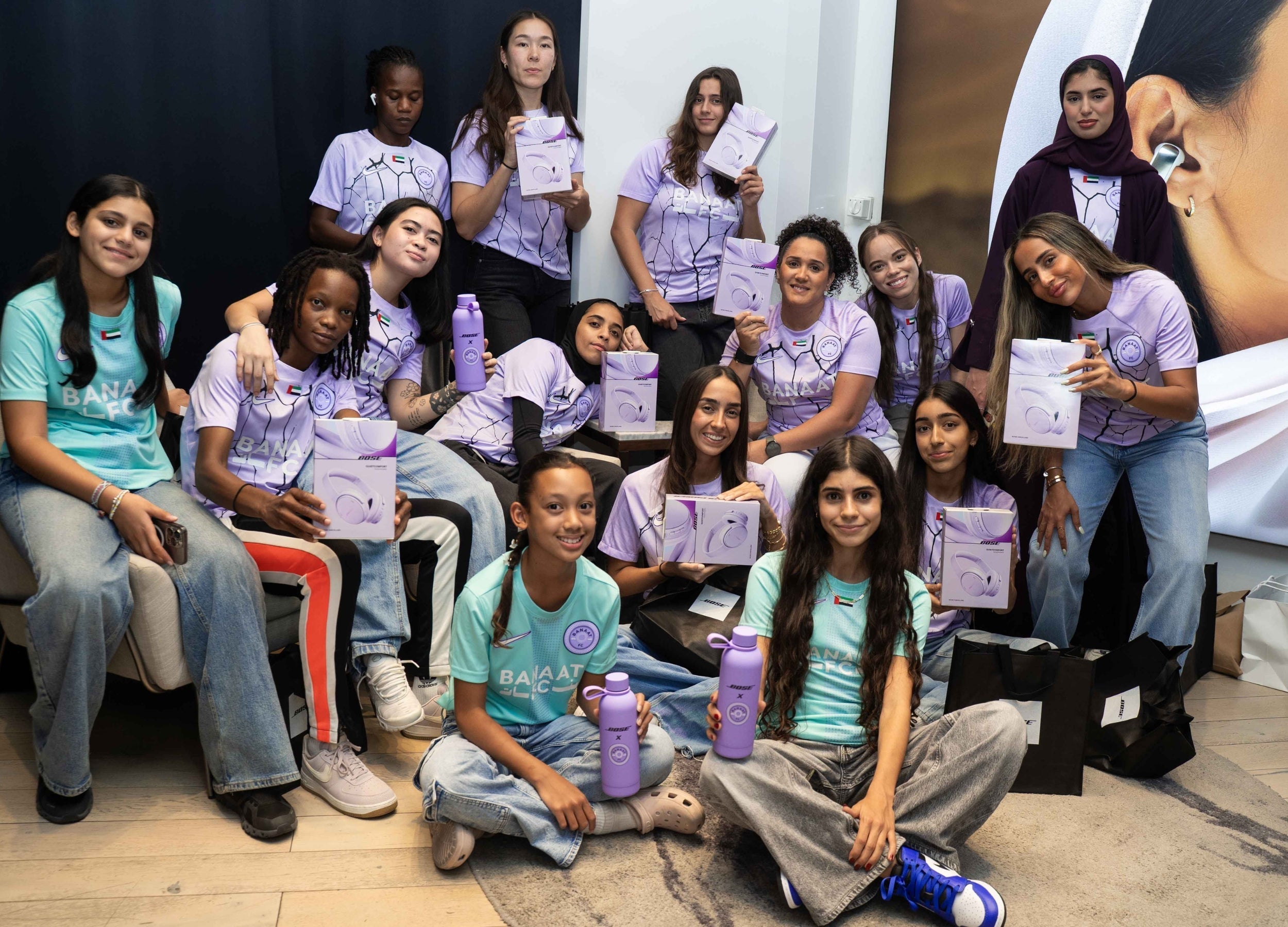 BOSE x Banaat FC: Celebrating our 2nd Anniversary & Emirati Women's Day with New Partner!