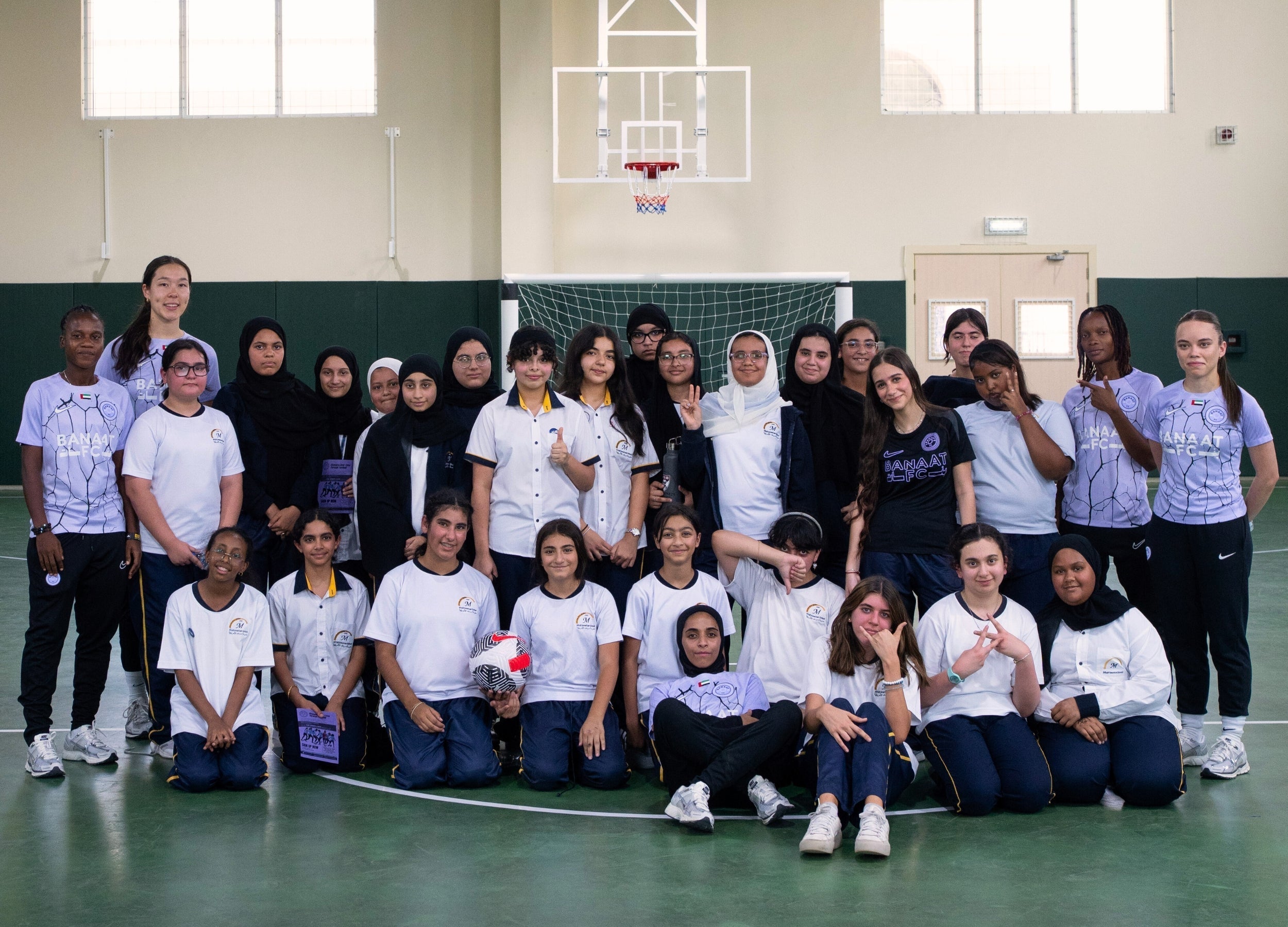 Inspiring the Next Generation: Banaat FC Visits Mirdif American School