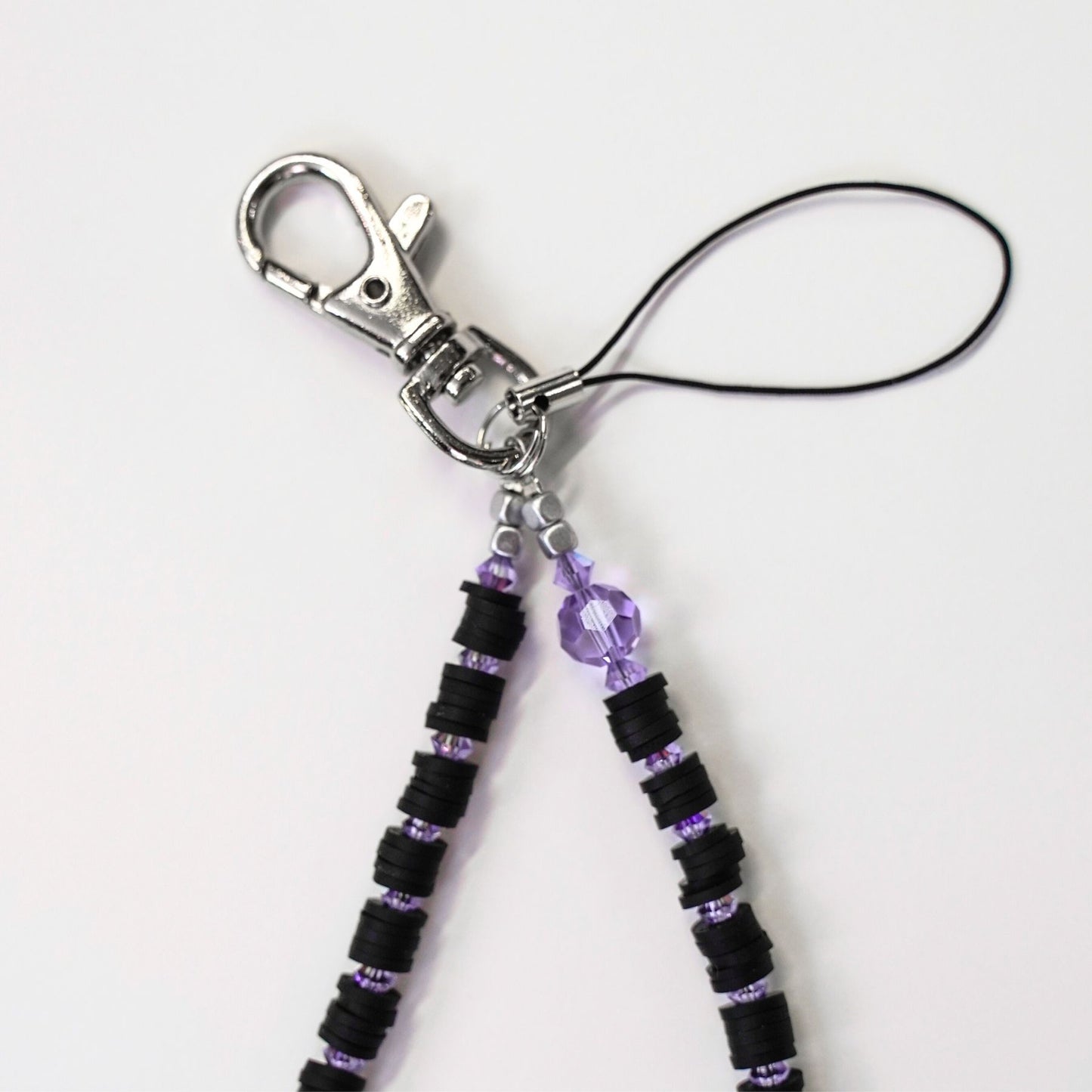 Away Black Keychain